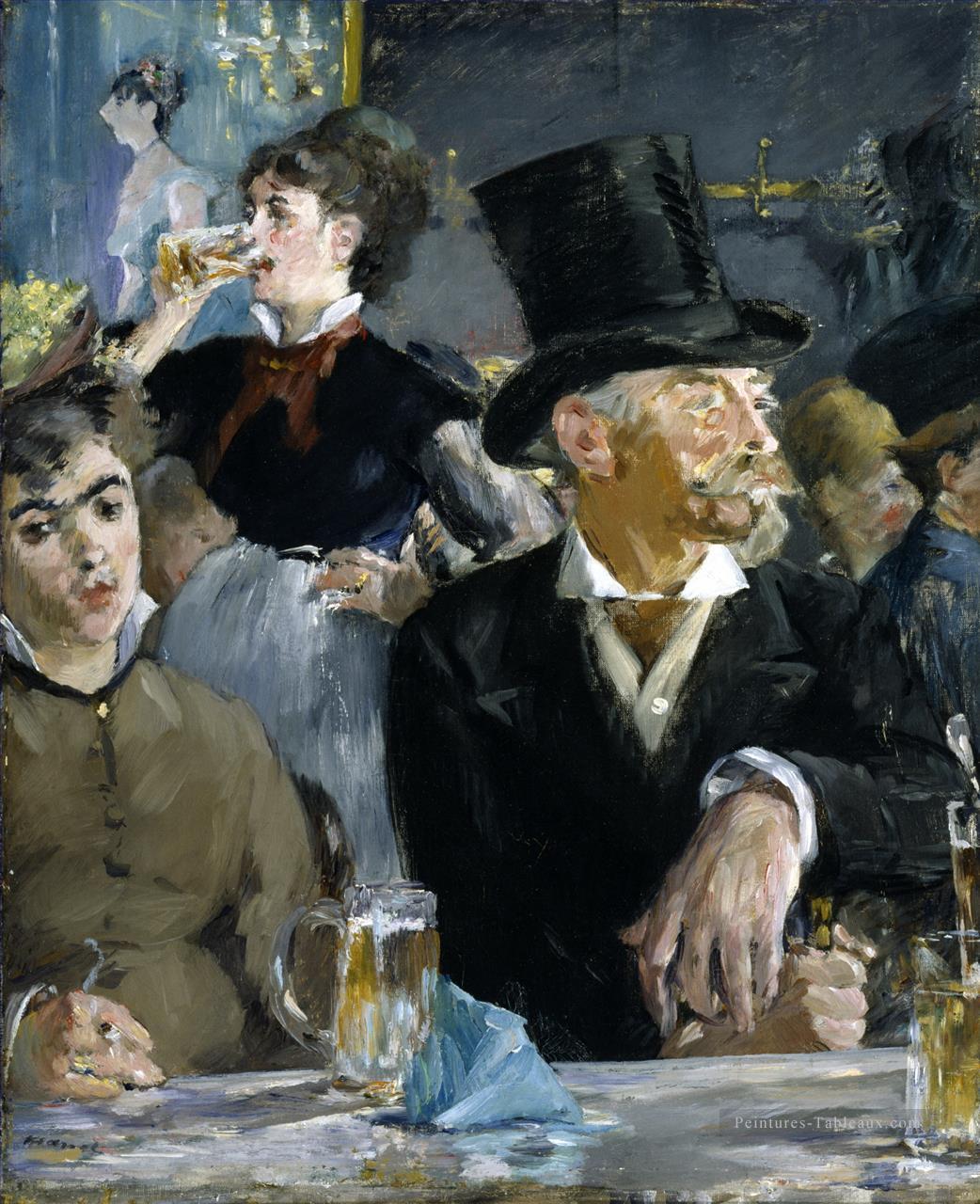Les Bock Drinkers Édouard Manet Peintures à l'huile